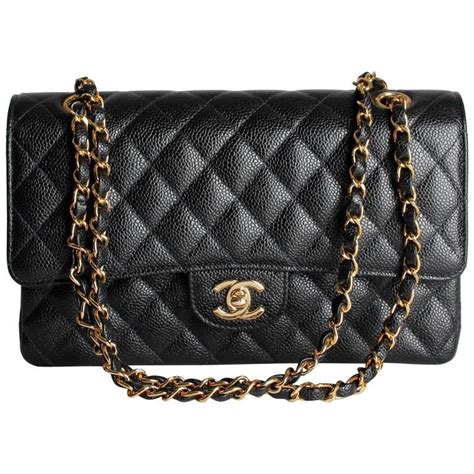 chanel classic flap medium caviar price